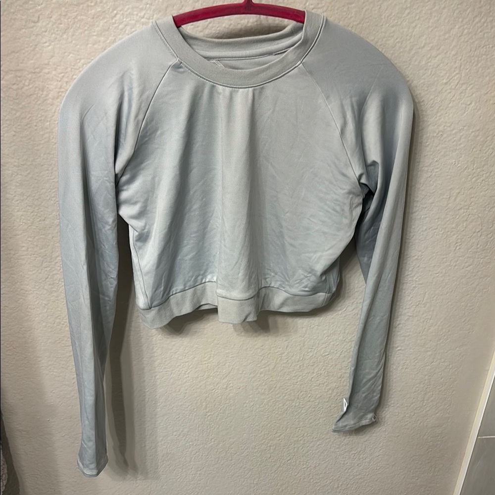 Gray Women's Long Sleeve Top